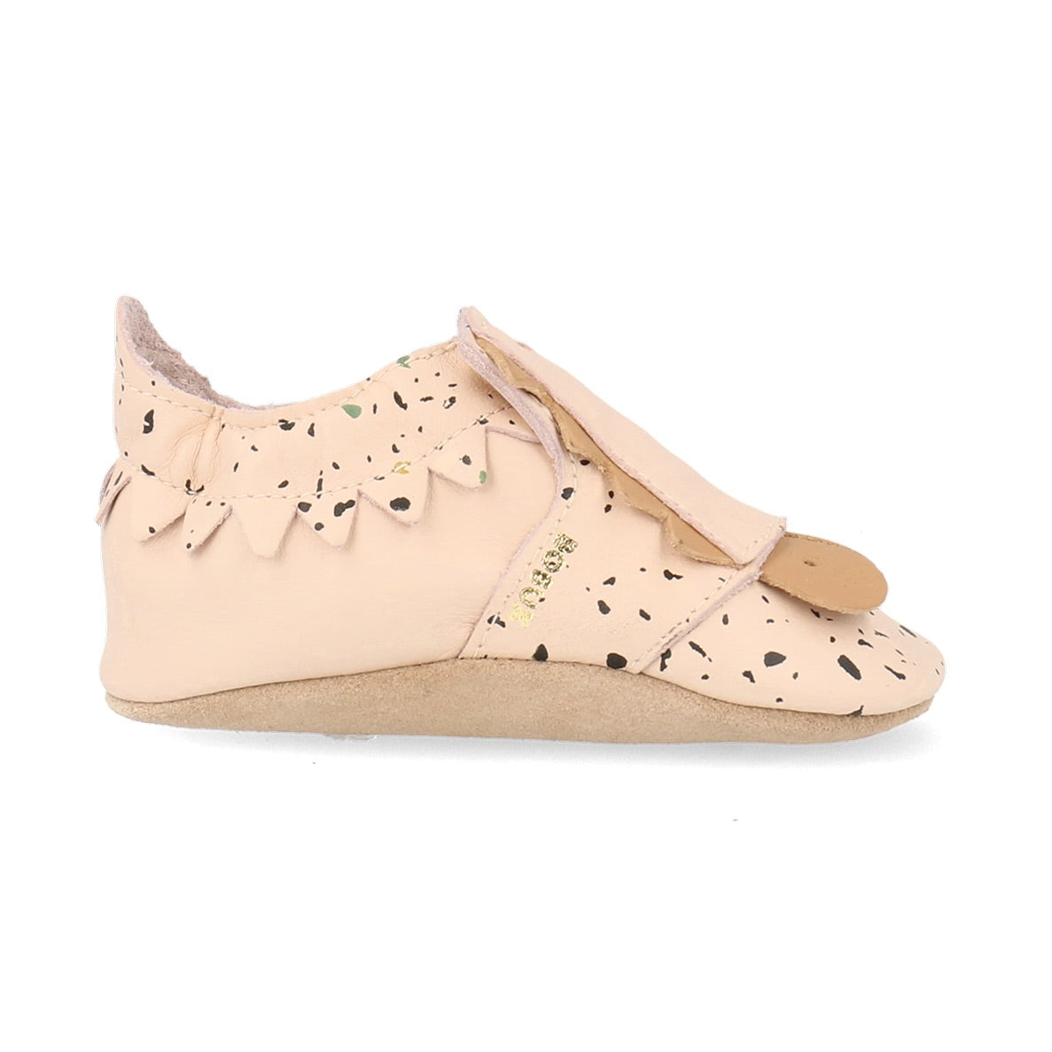 Babbucce in pelle morbida, Snap terrazzo oat | Bobux soft sole