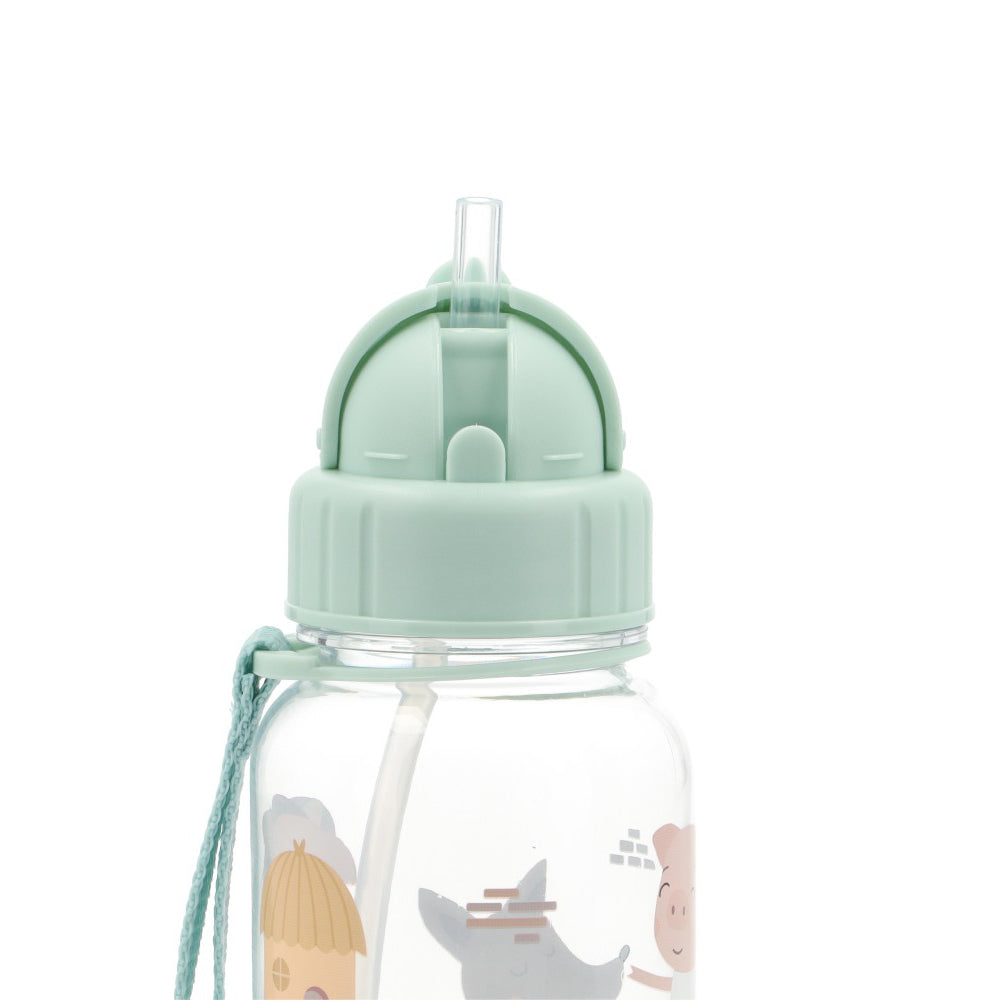 Borraccia tritan 500ml, Three little pigs