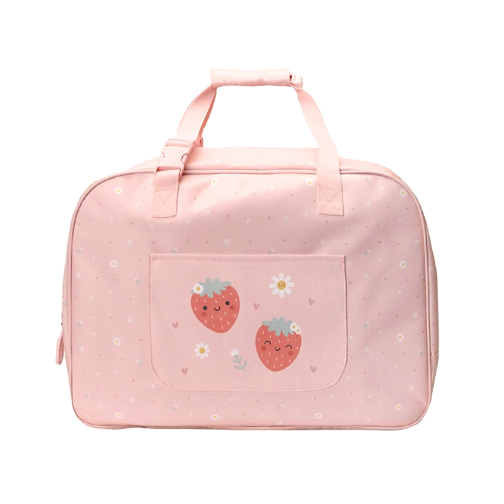 Large Sand-Proof Beach Bag, Strawberries