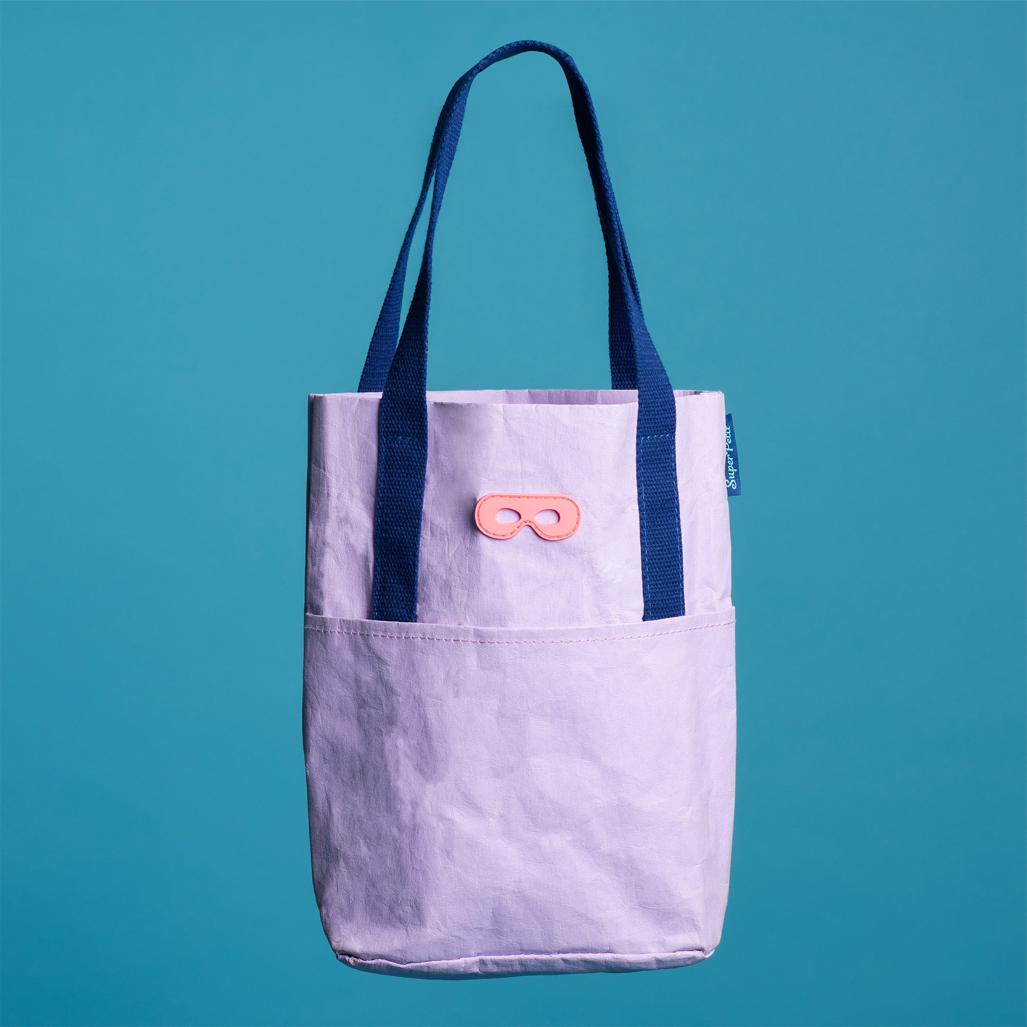 Durable and lightweight paper shoulder bag, Lilac