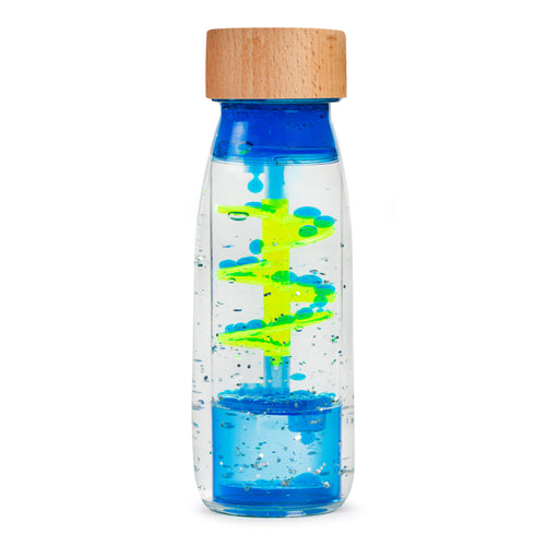 Sensory bottle Move Spiral blue