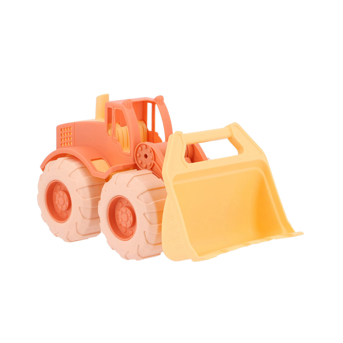 Bulldozer ruspa per spiaggia, Arancione
