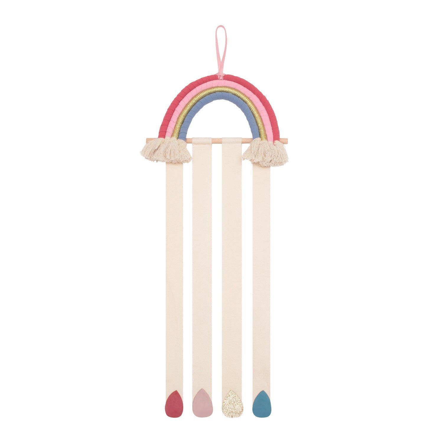 Hair Clip Hanger, Shiny Rainbow Drops