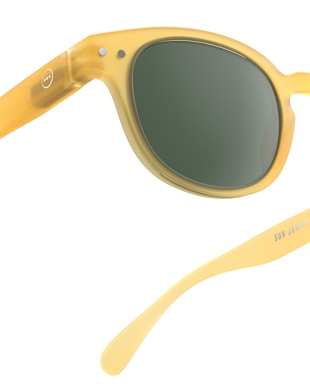 Polarized and flexible sunglasses 5-10 years, Retro Yellow Honey