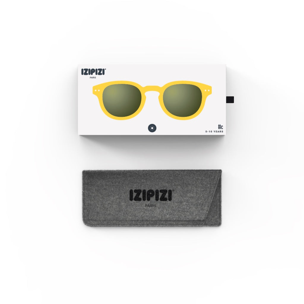 Polarized and flexible sunglasses 5-10 years, Retro Yellow Honey