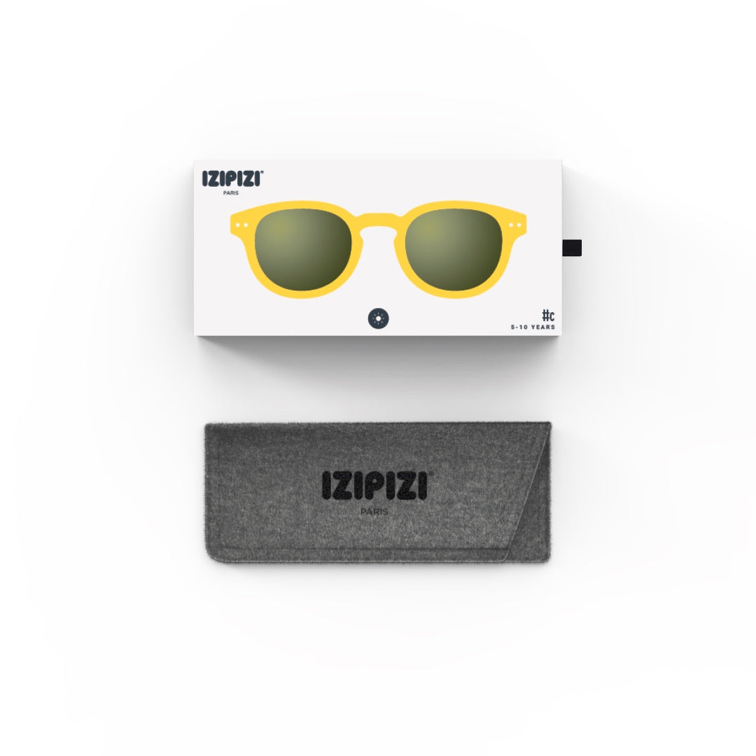 Polarized and flexible sunglasses 5-10 years, Retro Yellow Honey