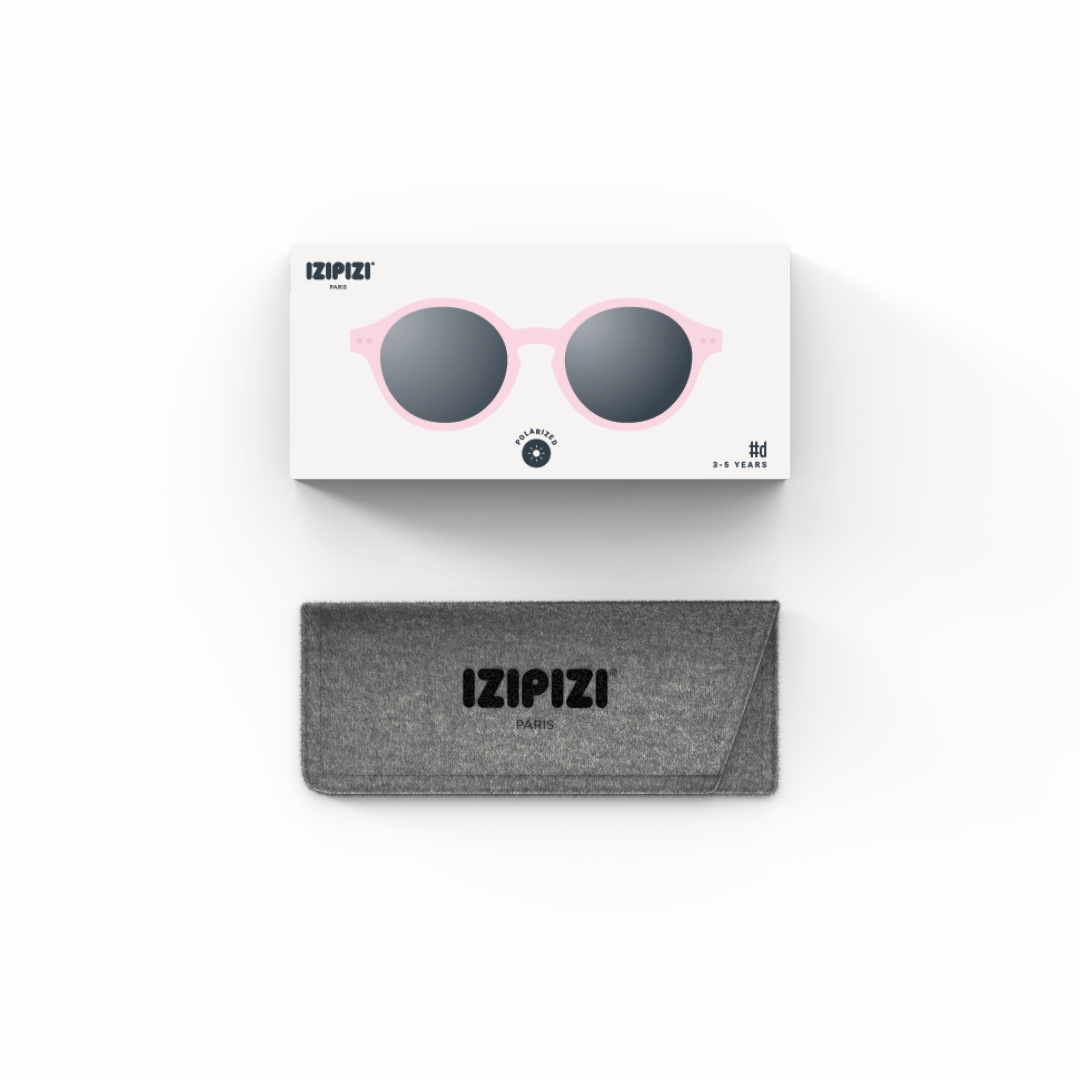 Polarized and flexible sunglasses 3-5 years, Iconic Pastel pink