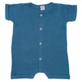 Short Sleeve Romper, Blue
