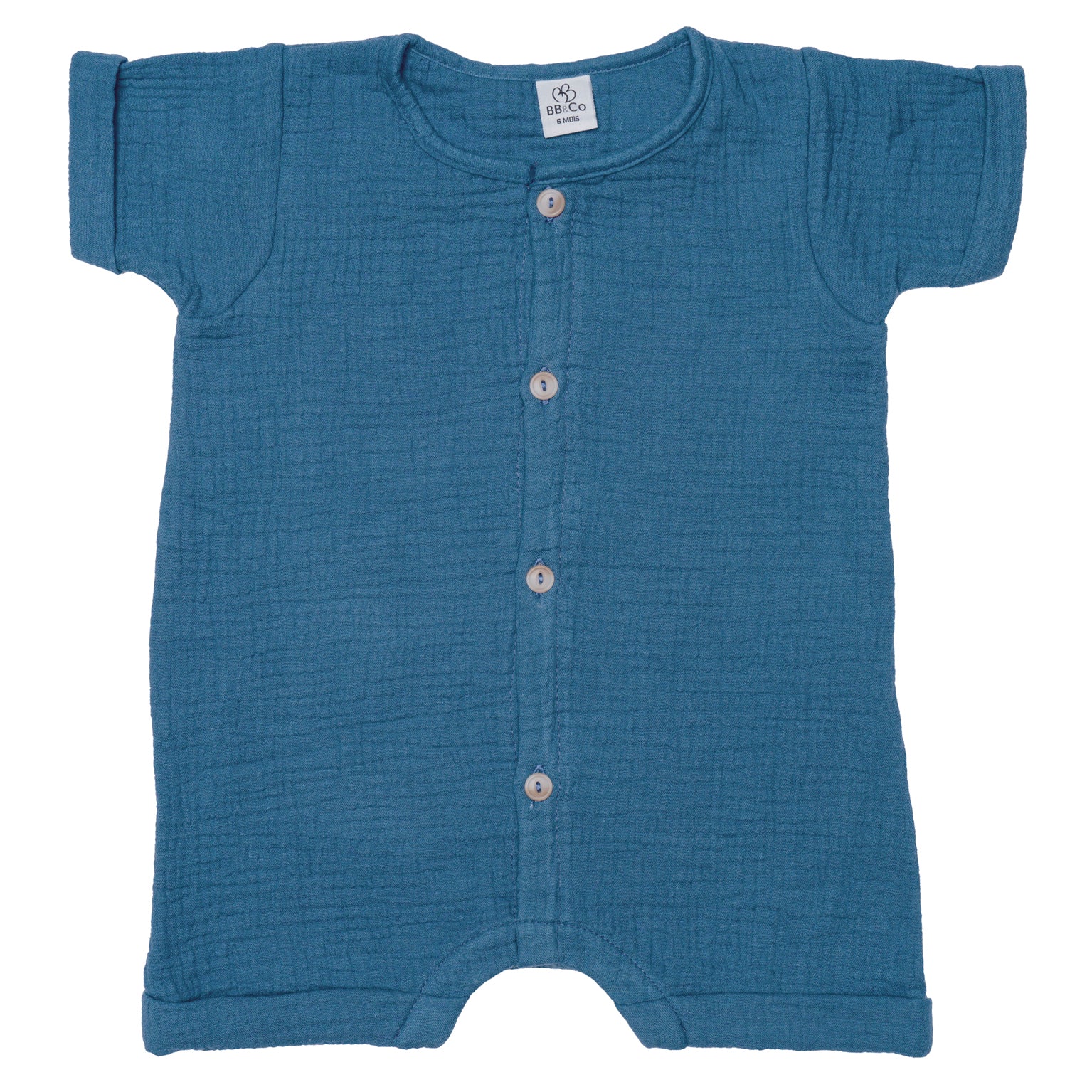 Pagliaccetto maniche corte, Blu