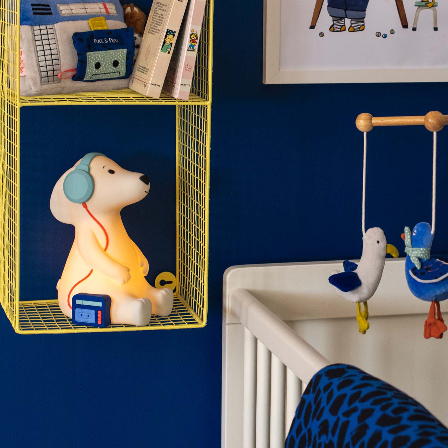 Lampada da notte regolabile in silicone, Cane