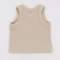 Bamboo and organic cotton tank top, Sand