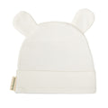 Cappellino neonato in cotone e bambù bio, Bianco