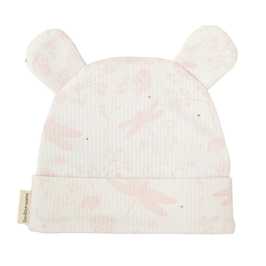 Cappellino neonato in cotone e bambù bio, Dafne