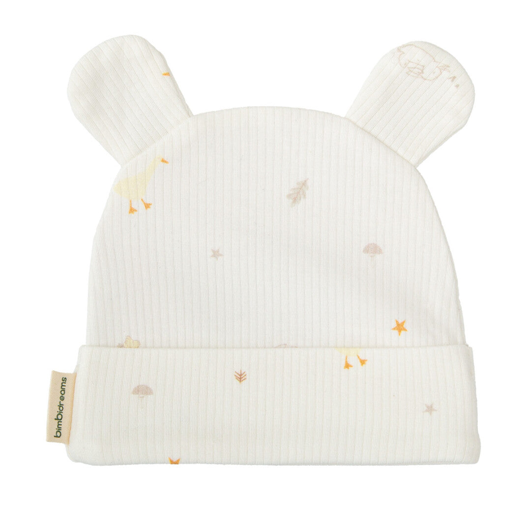 Baby hat in organic cotton and bamboo, Farm