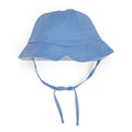 Blue muslin sun hat, Lael