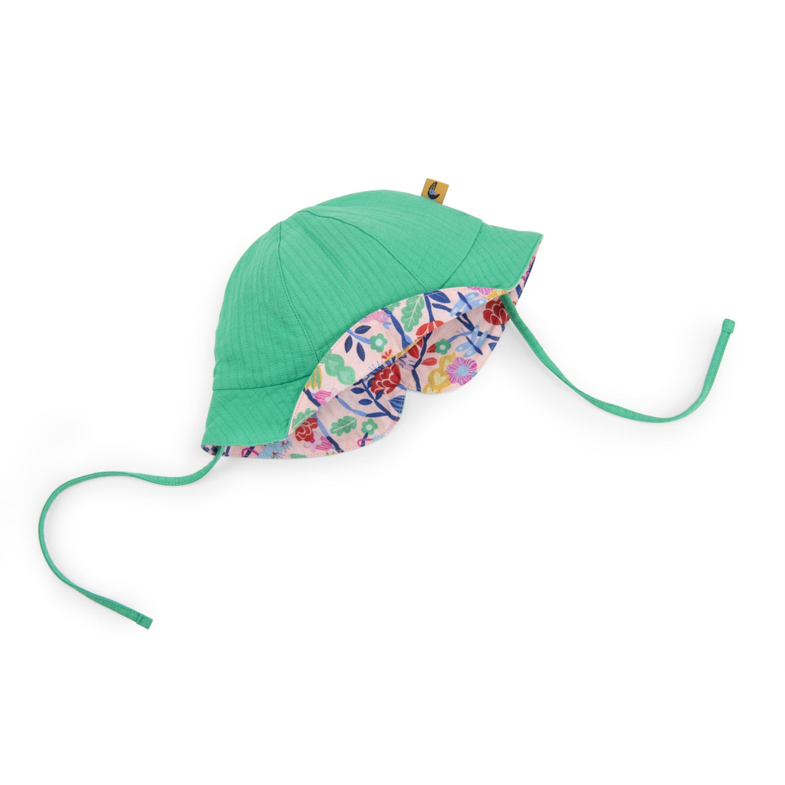 Cappello da sole in mussola verde, Nana