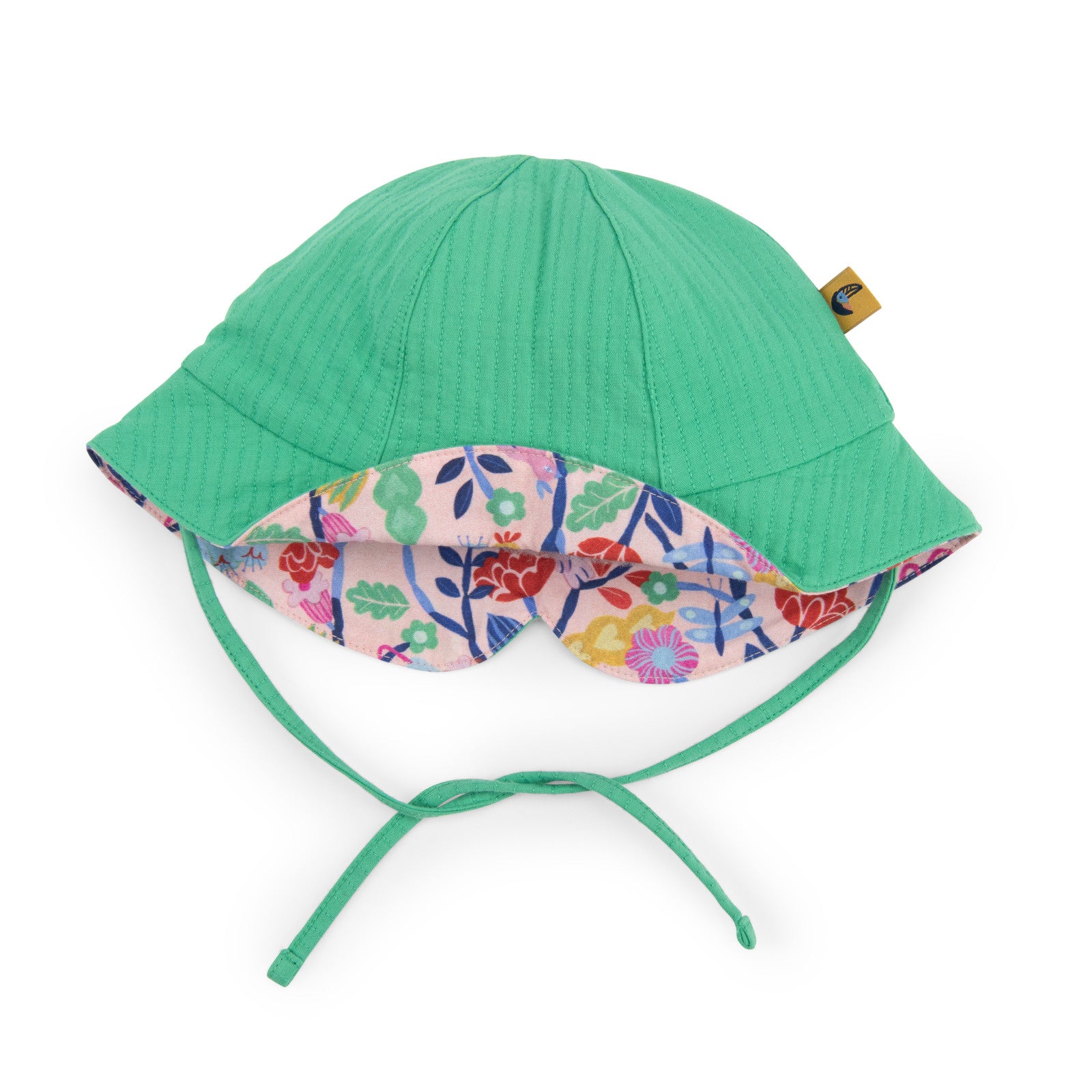 Cappello da sole in mussola verde, Nana