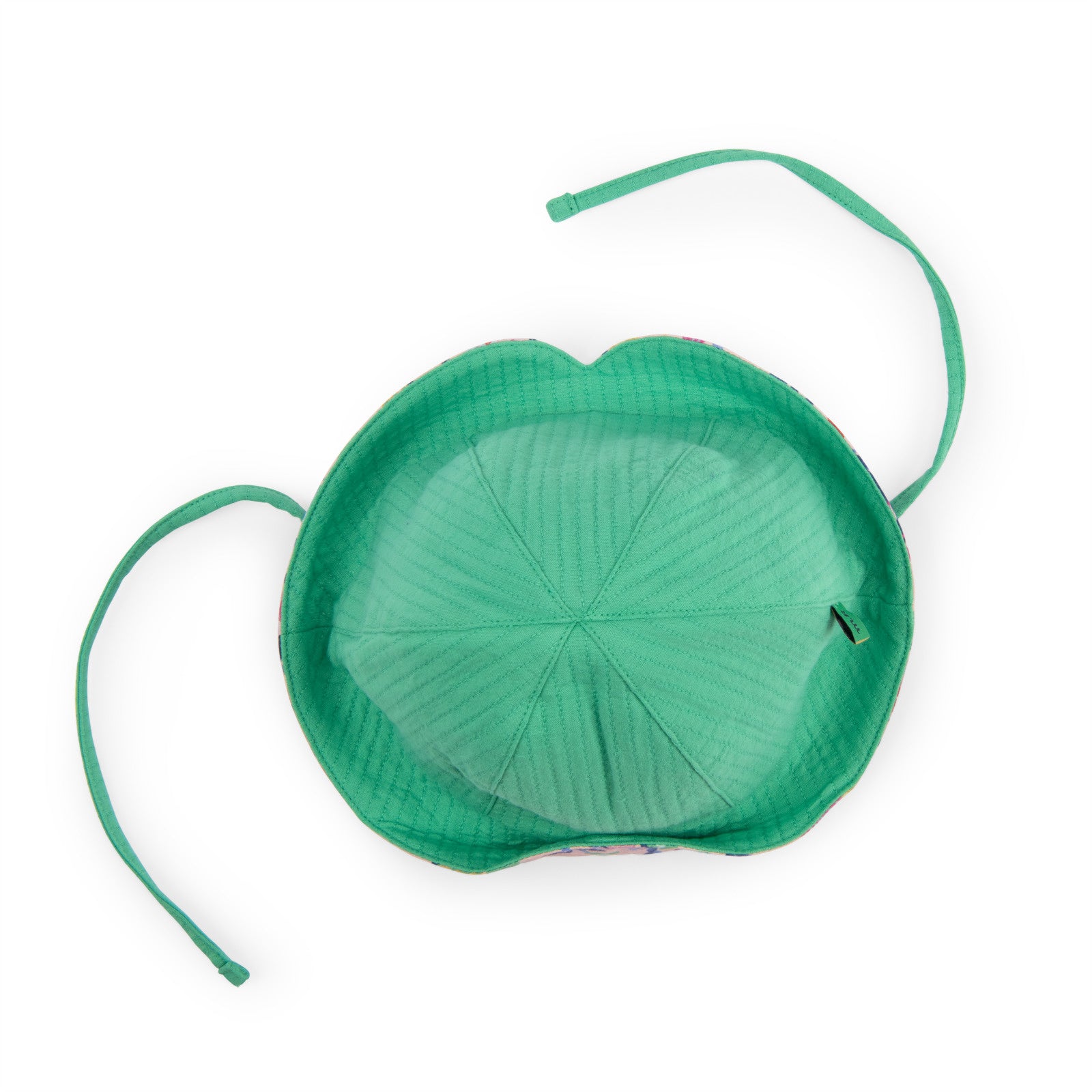 Cappello da sole in mussola verde, Nana