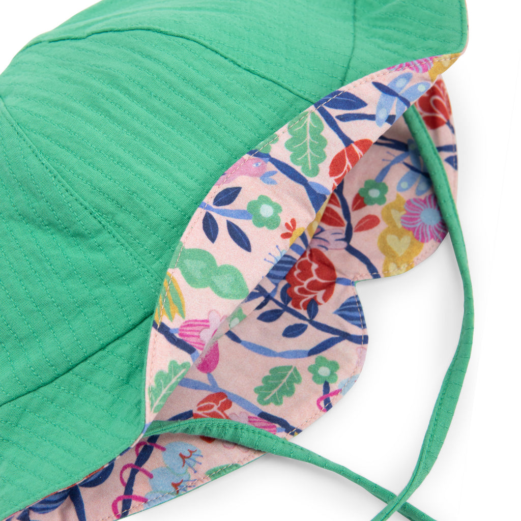 Green Muslin Sun Hat, Nana