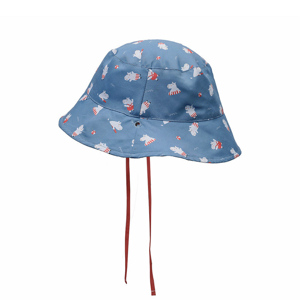 Reversible sun protection hat, Hippos