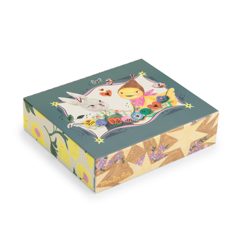 Cofanetto perline di legno colorate – Les Minouchkas