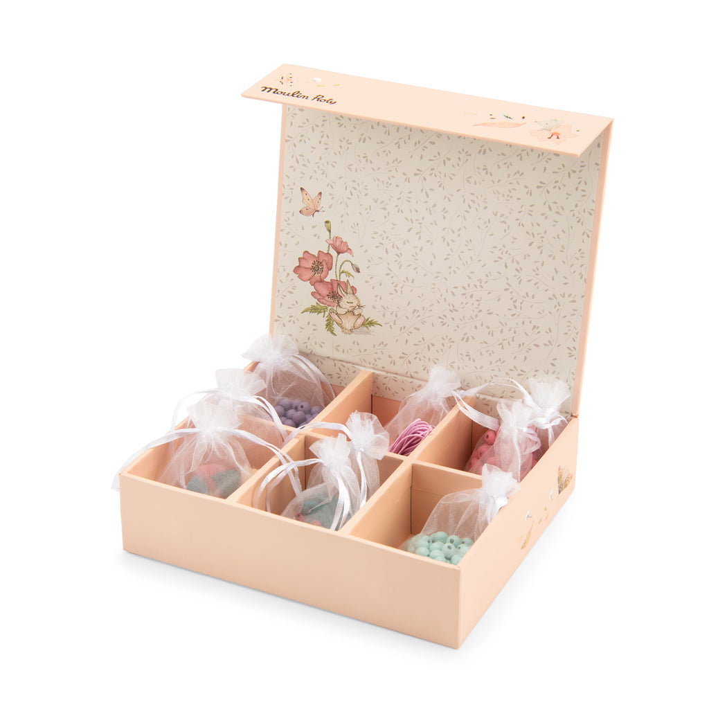 Cofanetto perline di legno – Les Rosalies