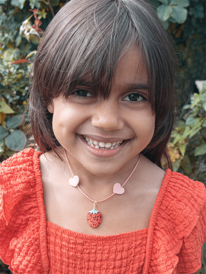 Strawberry necklace