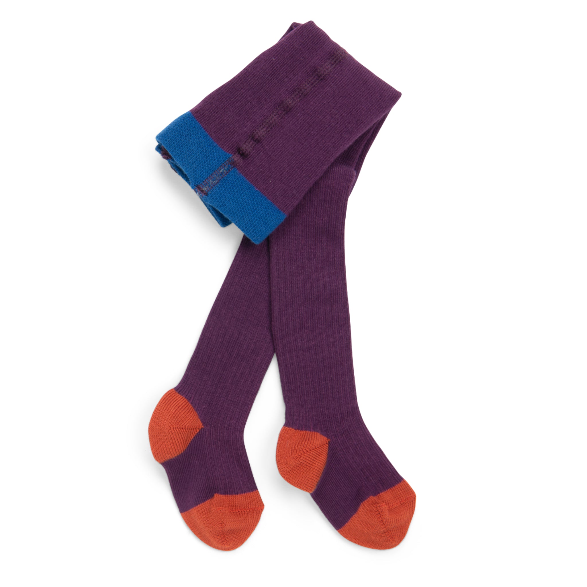 Ribbed tights in jacquard knit, Mona