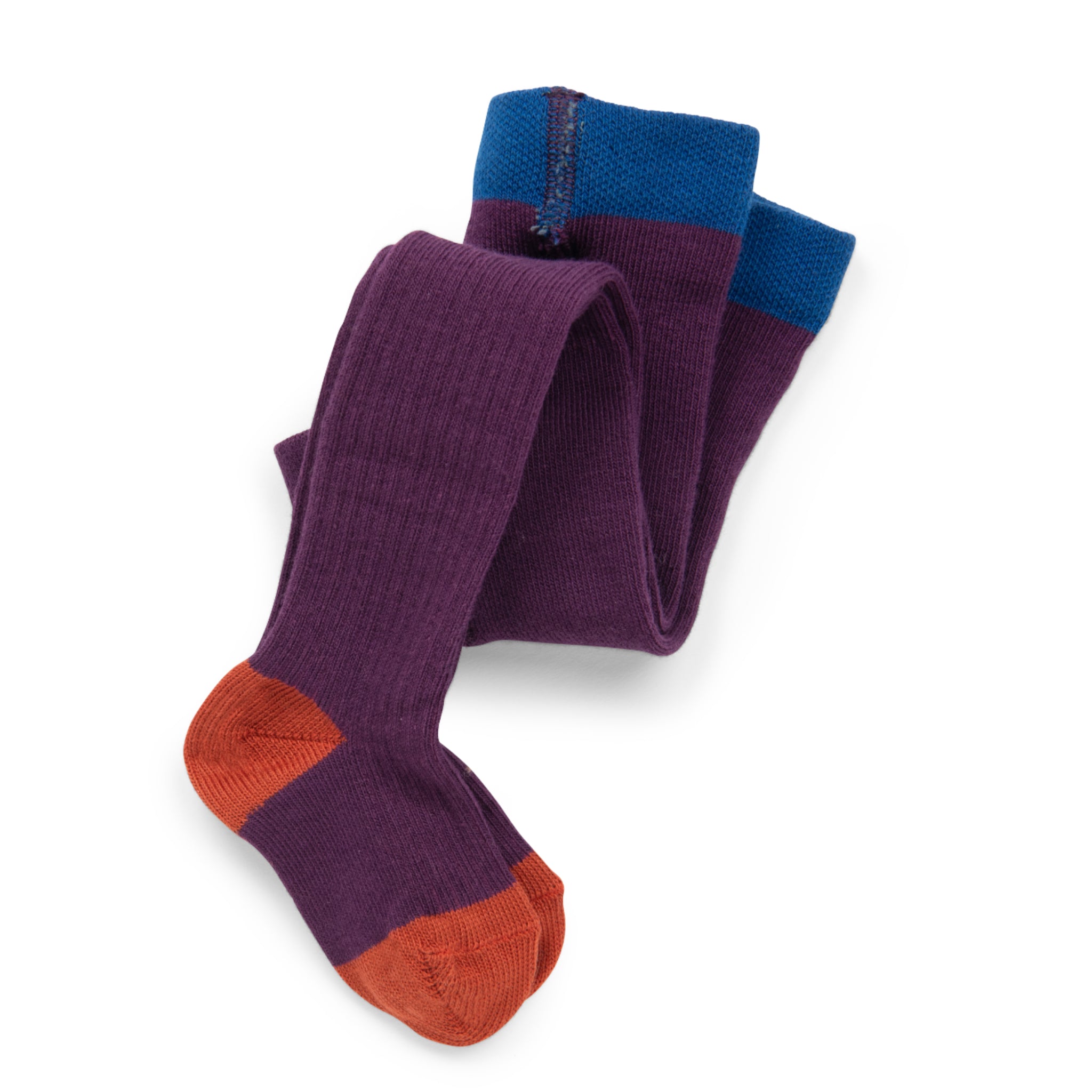 Ribbed tights in jacquard knit, Mona