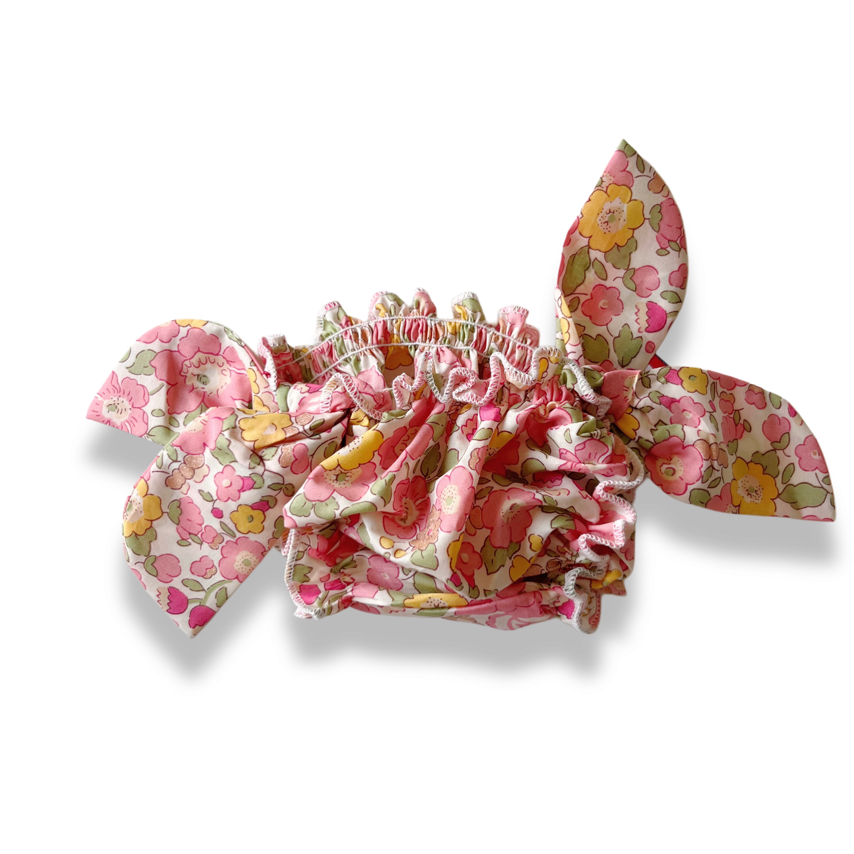Costume da bagno liberty in cotone, Rosa Fragolina