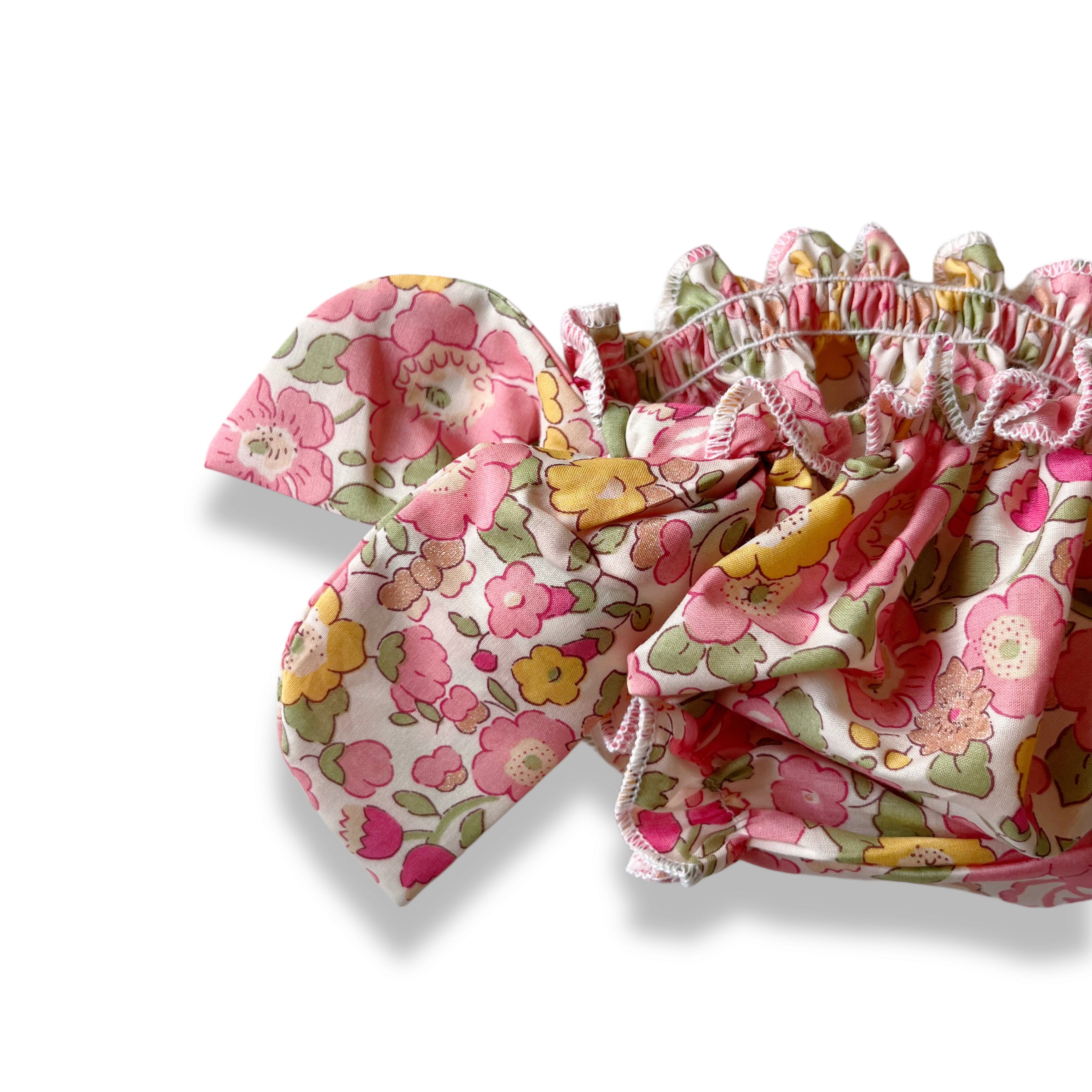 Costume da bagno liberty in cotone, Rosa Fragolina