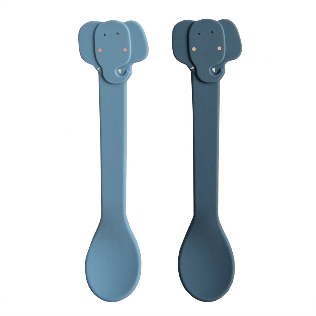 Silicone spoon 2-pack - Elephant