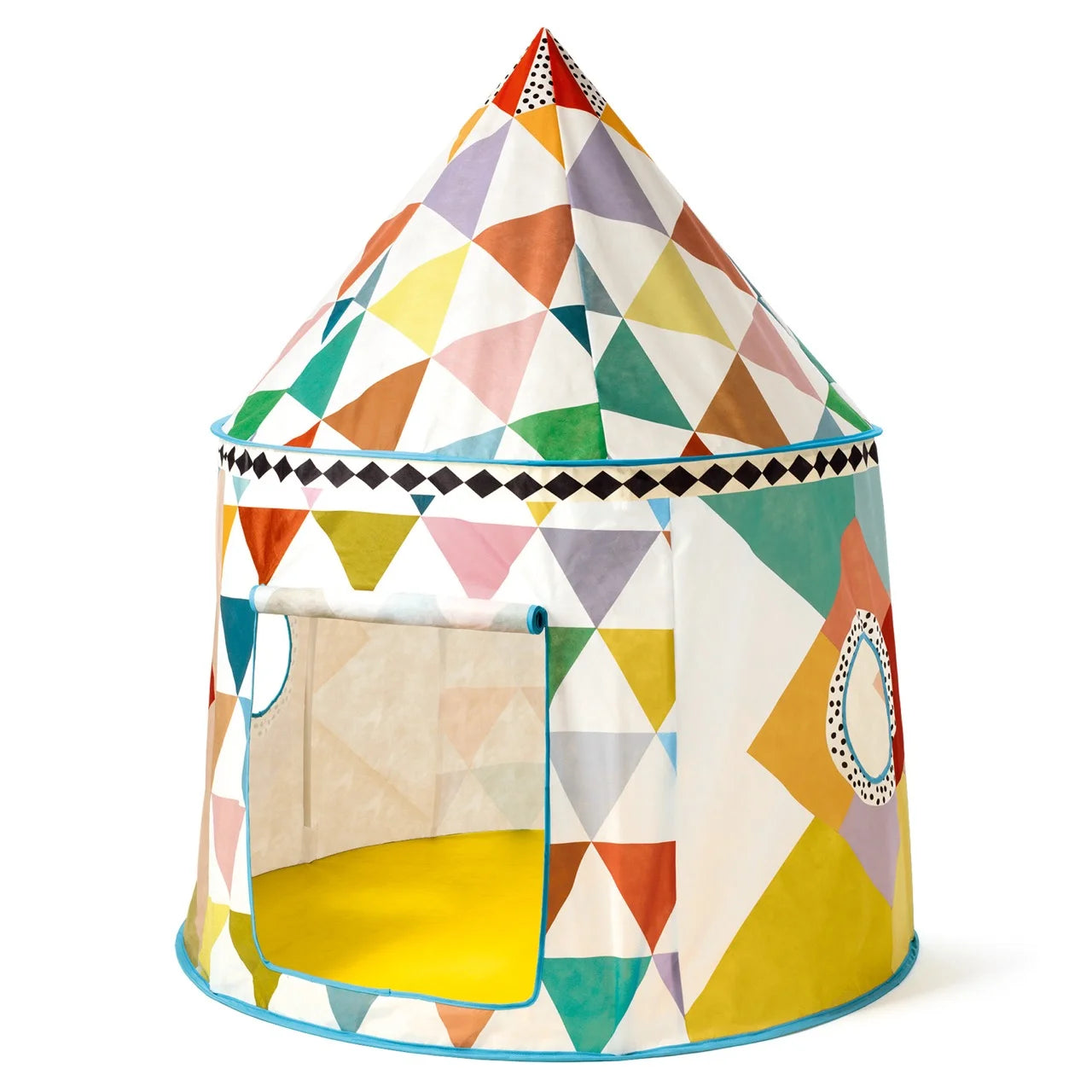 Multicolored tent