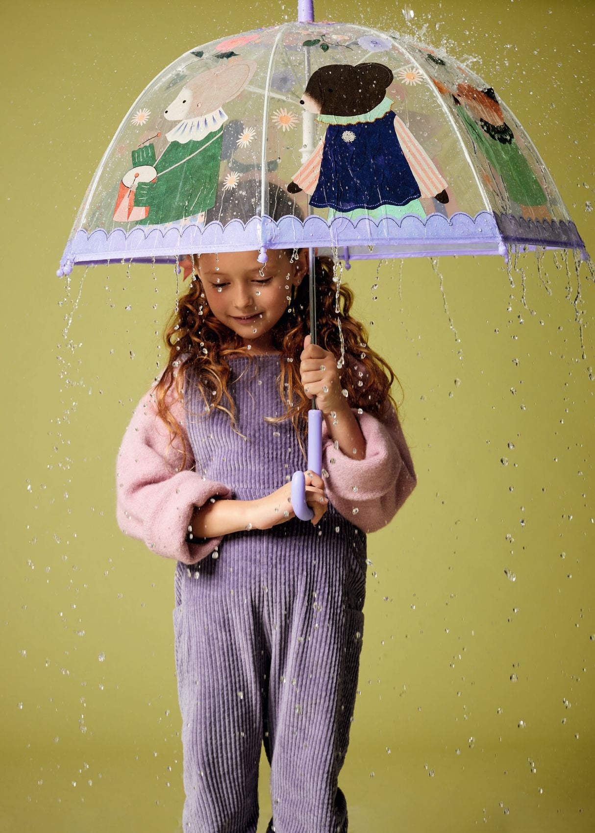 Djeco | Ombrello trasparente Musicisti per bambini
