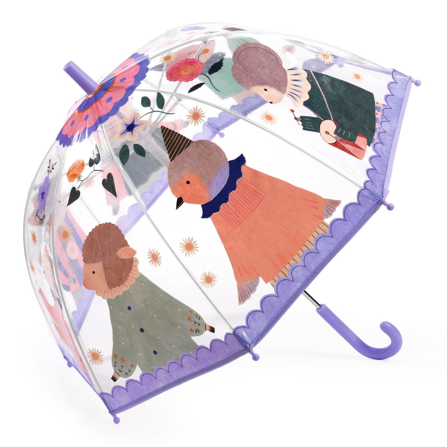 Djeco | Ombrello trasparente Musicisti per bambini