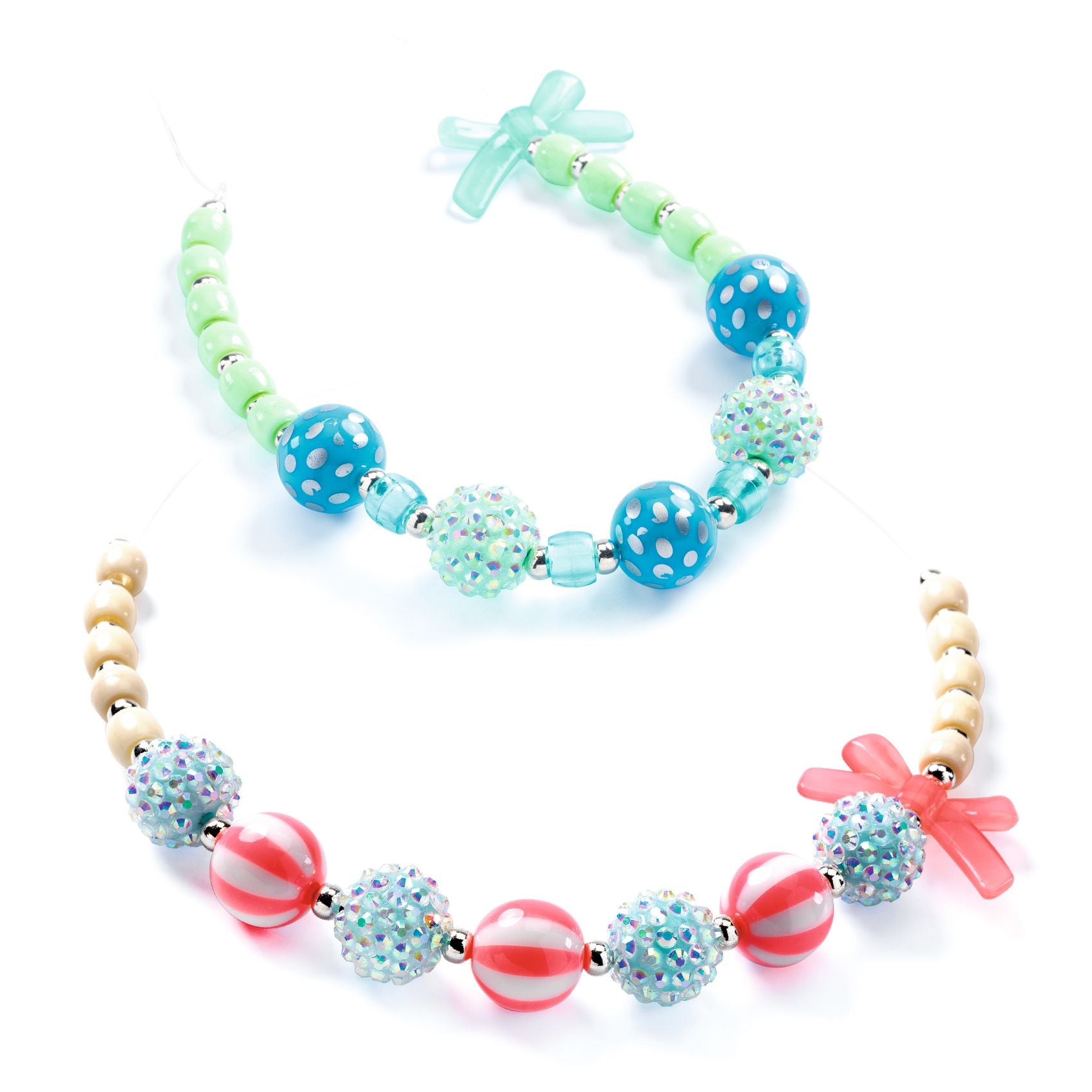 Djeco | Set perline a bolla Argento, 200pz