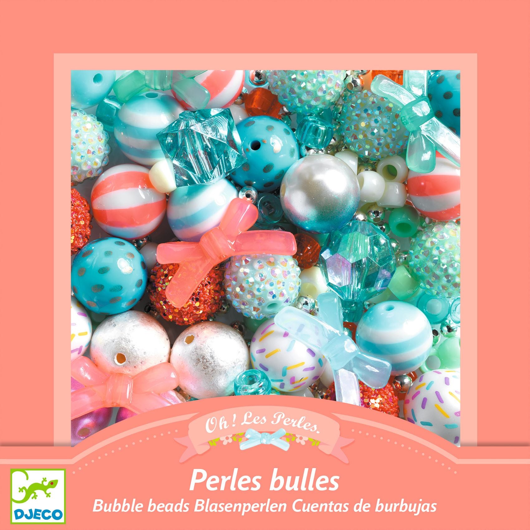 Djeco | Set perline a bolla Argento, 200pz