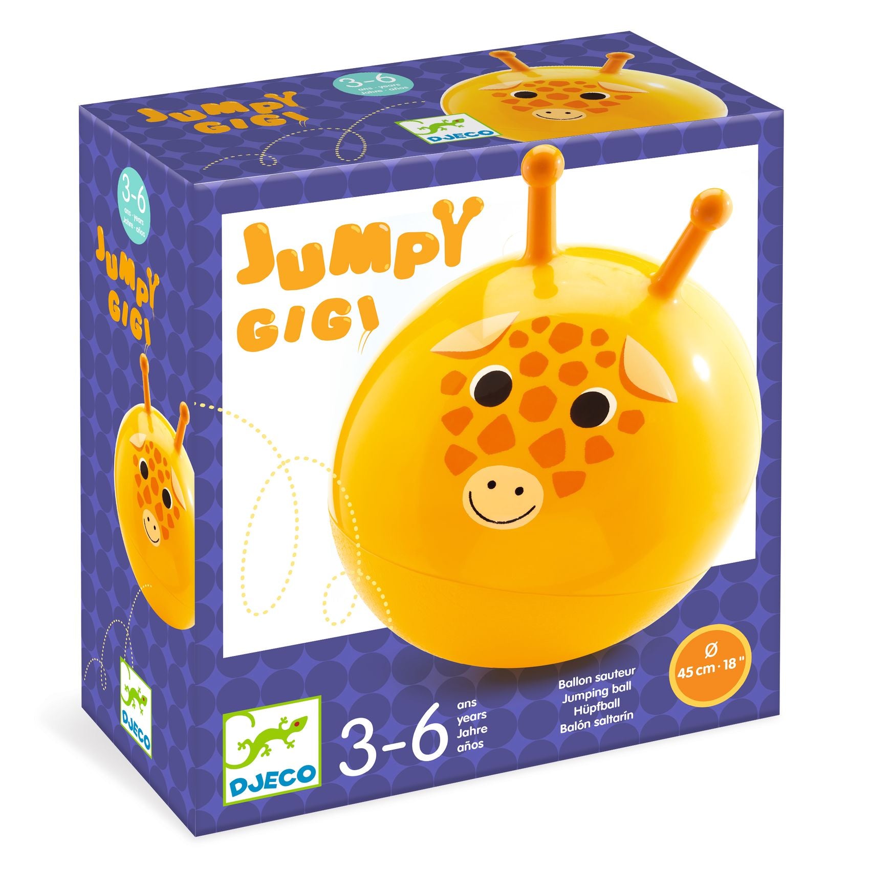 Jumpy Gigi Giraffe jumping ball