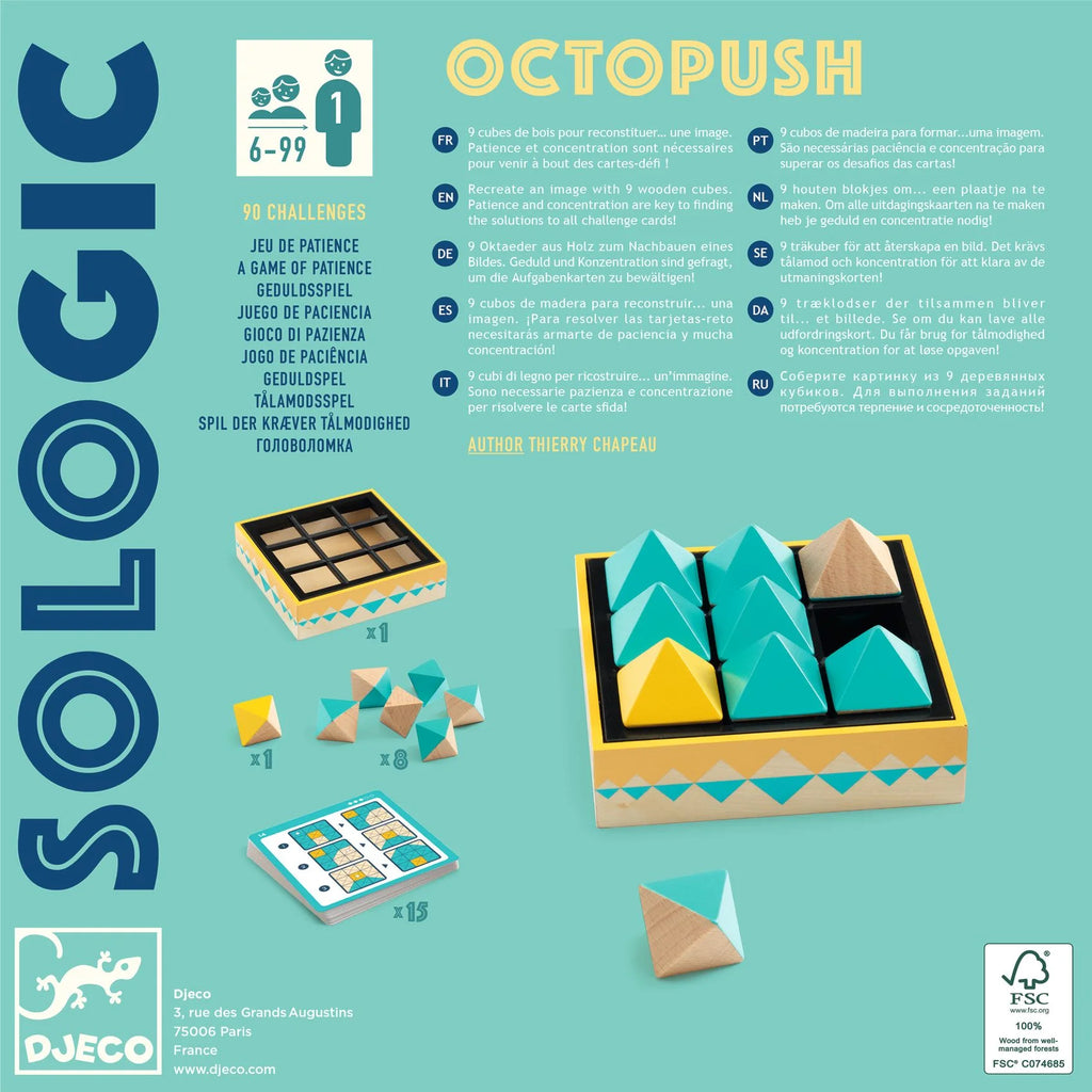 OctoPush, Gioco del quindici