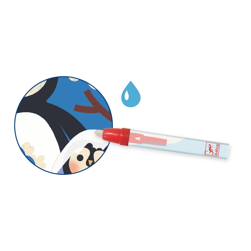 Disegni magici da colorare con acqua - Cucù!
