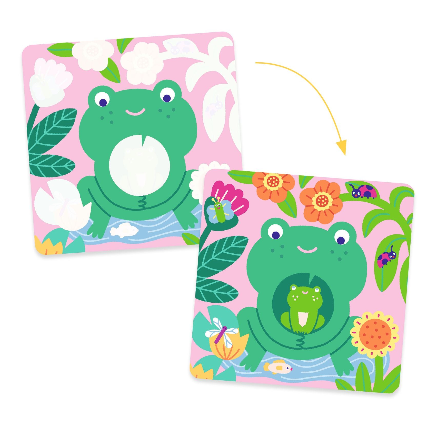 Disegni magici da colorare con acqua - Cucù! giardino