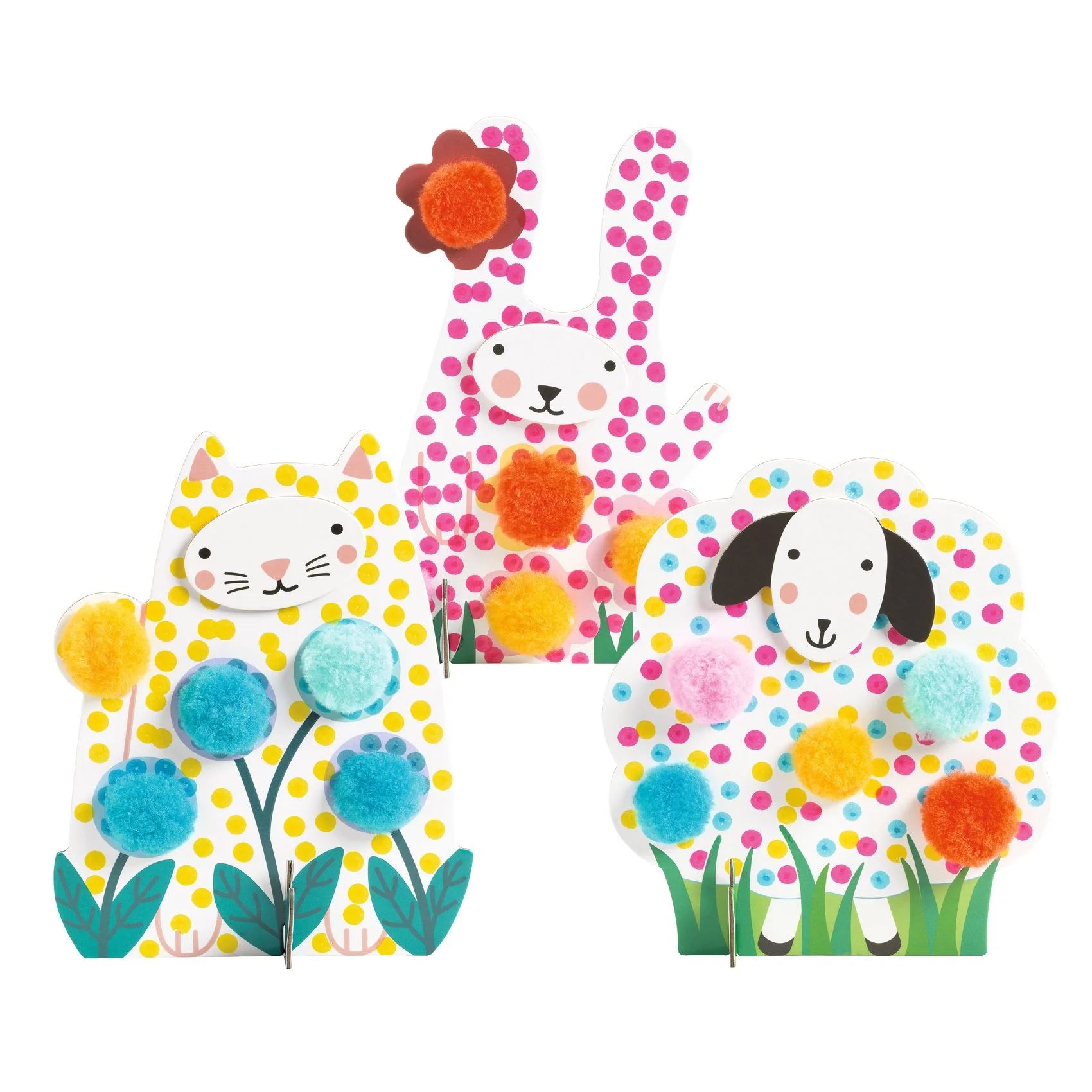 Gioco creativo, Punti e Pompom – Nell’Erba