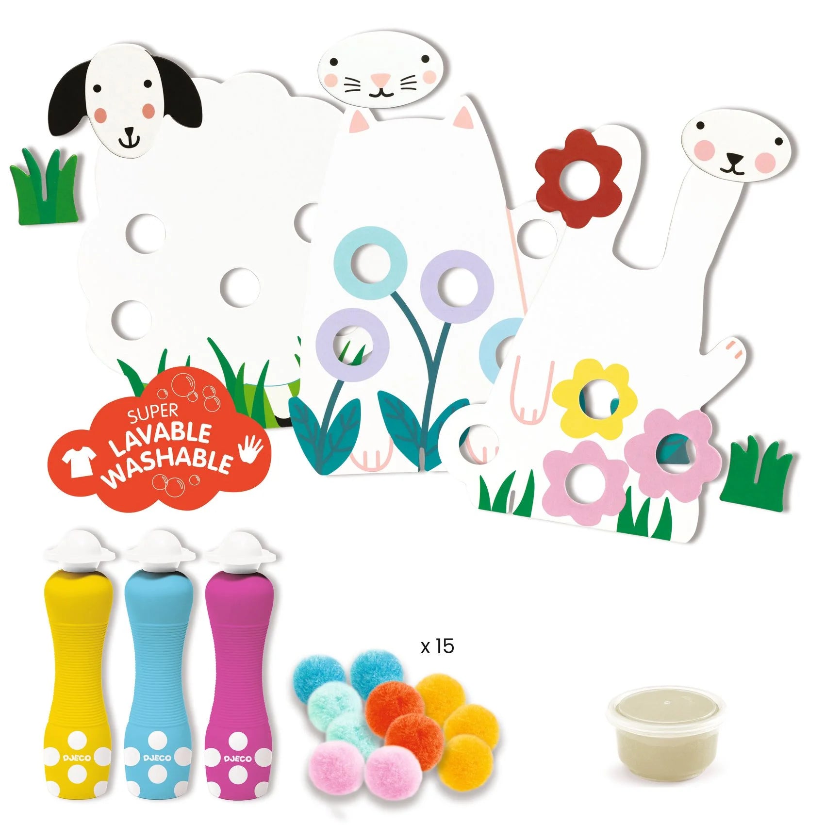 Gioco creativo, Punti e Pompom – Nell’Erba