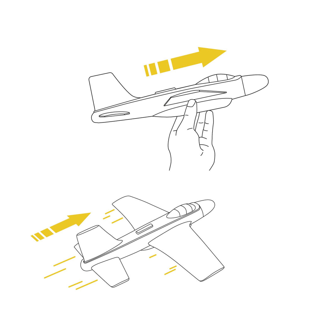 Small glider plane, Fire Jet