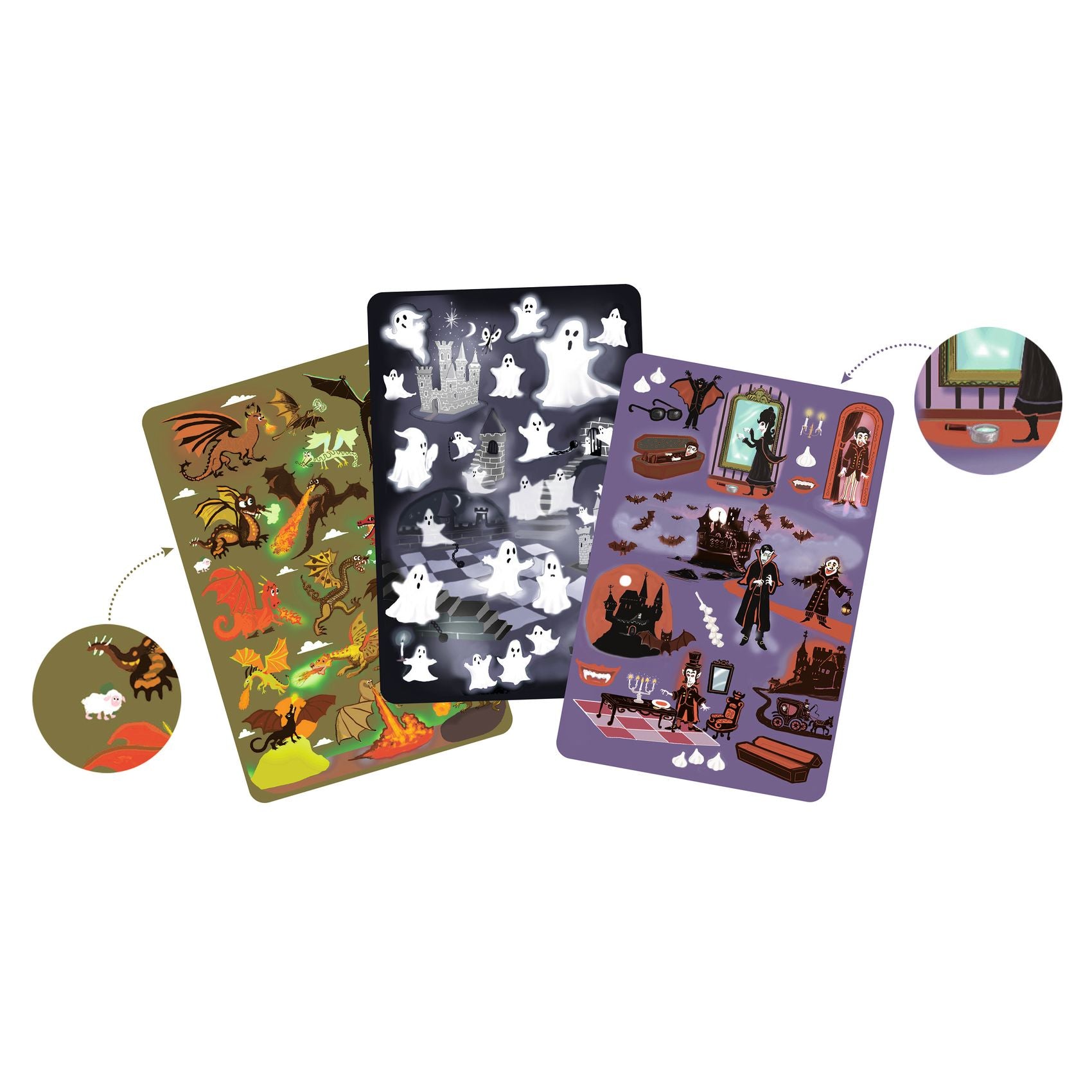 Gioco di carte osservazione Myster Spook