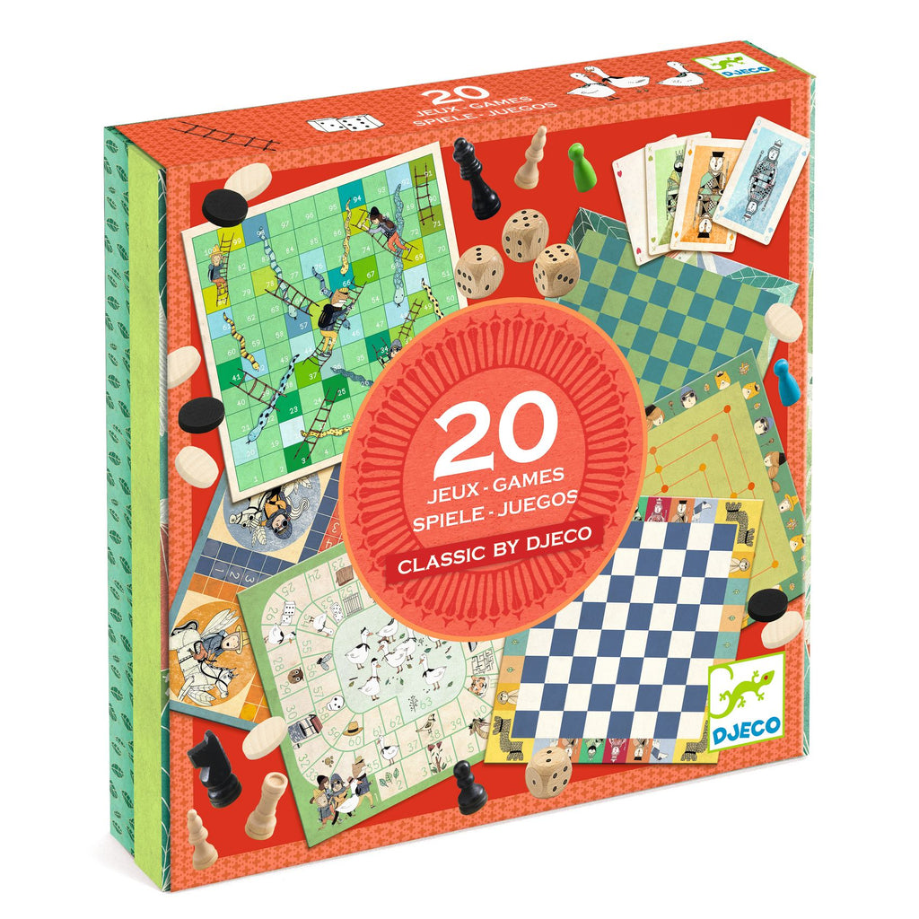 Box set of 20 classic board games