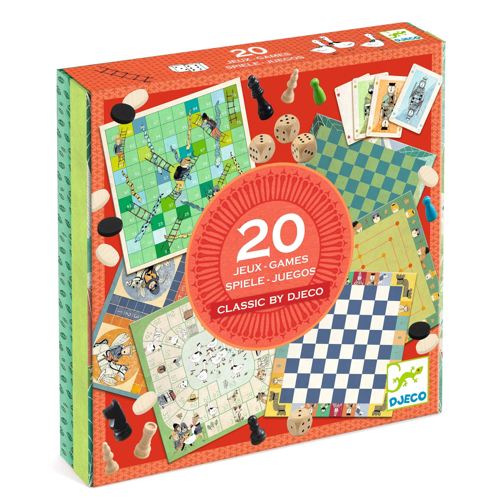 Box set of 20 classic board games