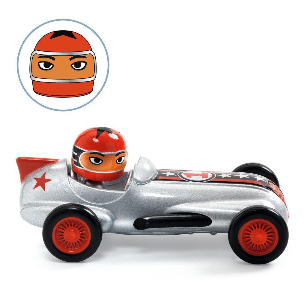 Voiture en métal, Silver Super Speed - Crazy Motors