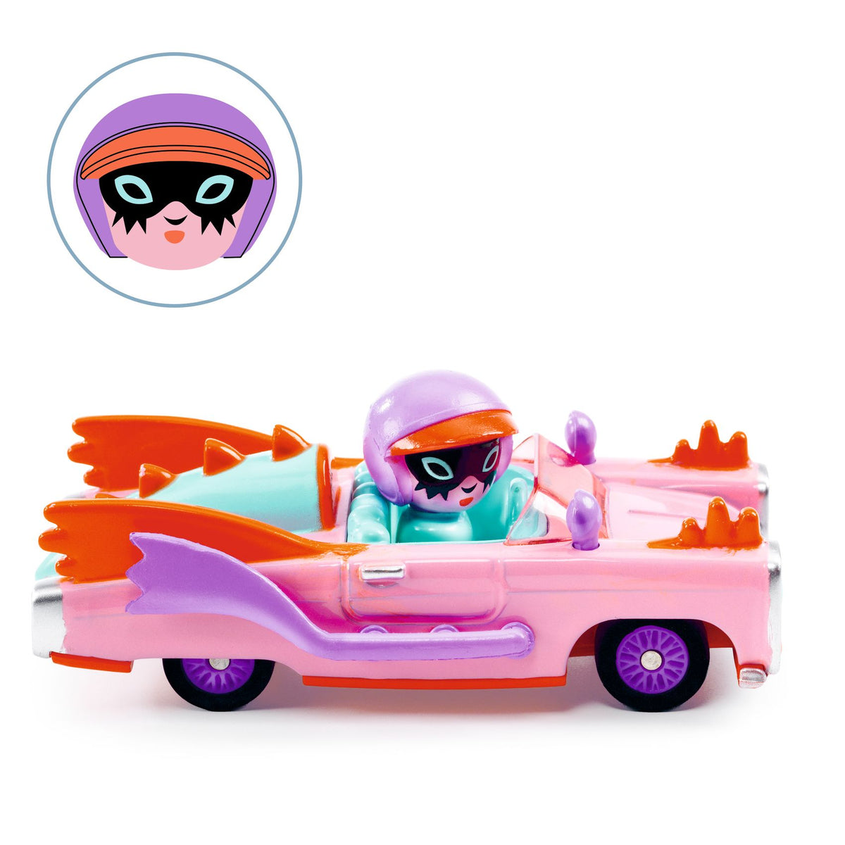 Macchinina in metallo, Pink lady - Crazy Motors