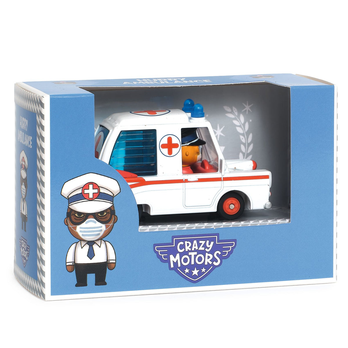 Macchinina in metallo, Hurry Ambulance - Crazy Motors